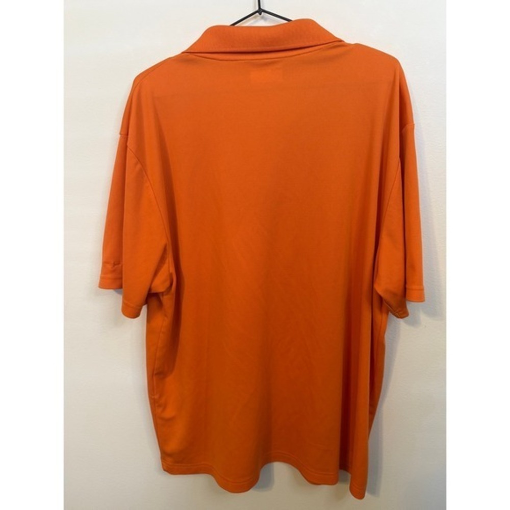 Links Edition Polo Shirt Mens XL Orange Short Sleeve Golf Performance Activewear - Picture 5 of 6